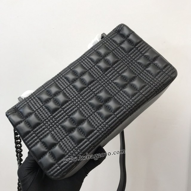 Burberry專門店新款羊皮小號TB蘿拉包 巴寶莉絎縫品牌格紋鏈條單肩挎背女包 yxb1543